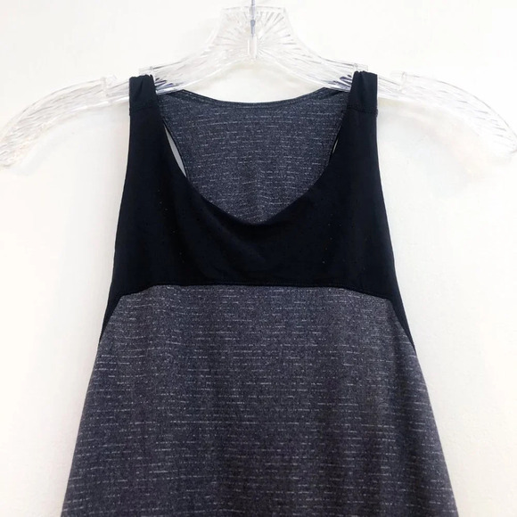 Lululemon Black Athleisure Open Back Perforated Casual Racerback Tank Top 6 - Picture 3 of 9